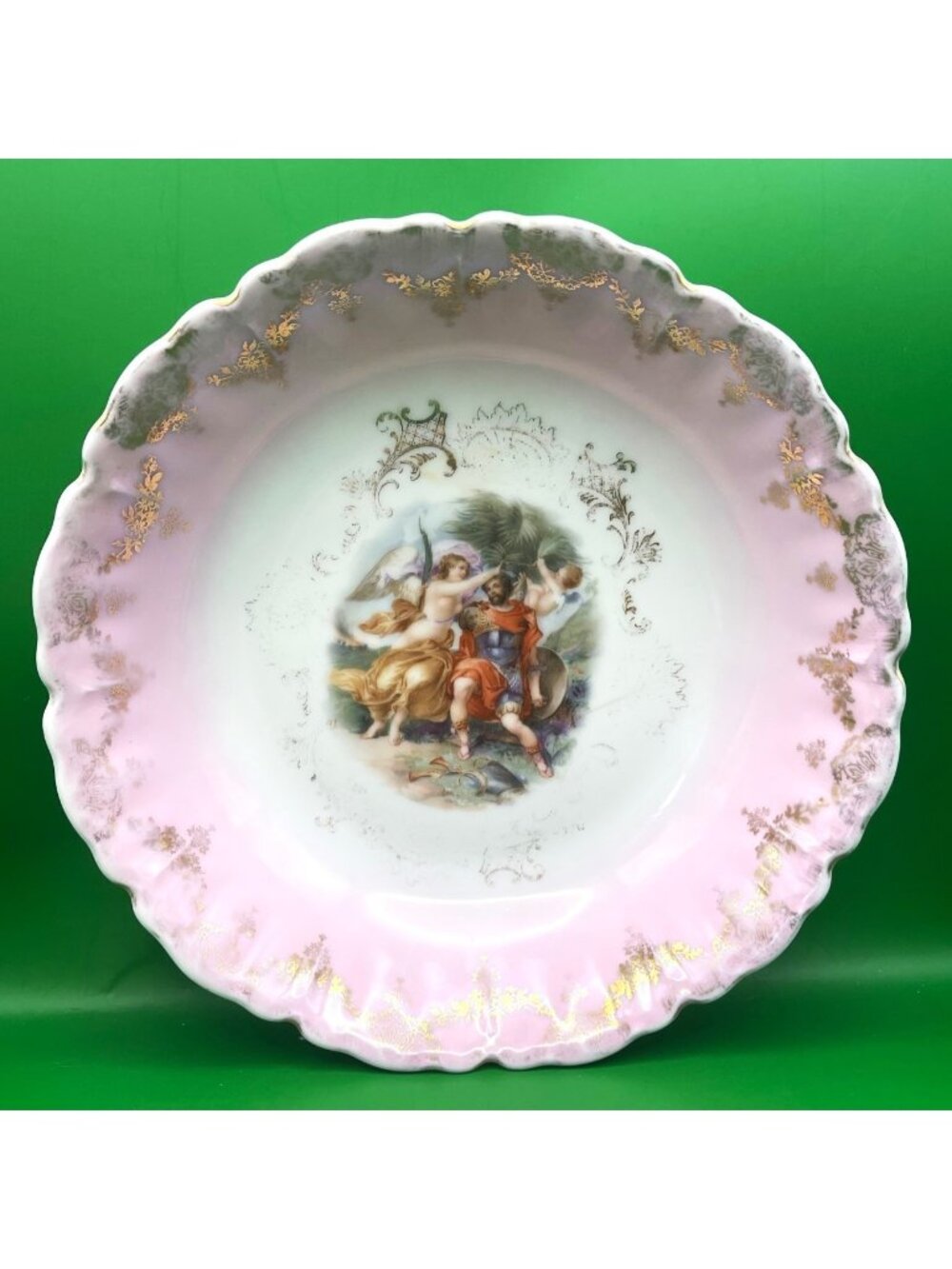 Antique Royal Bavarian P.M.B. China Plate Bowl 1902-1917 Signed A.J. Mythology